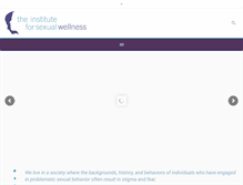 Tablet Screenshot of instituteforsexualwellness.org